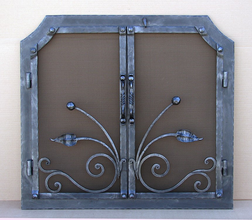Photo gallery of Wrought Iron Fireplace Doors Photos by Stone Manufacturing Company